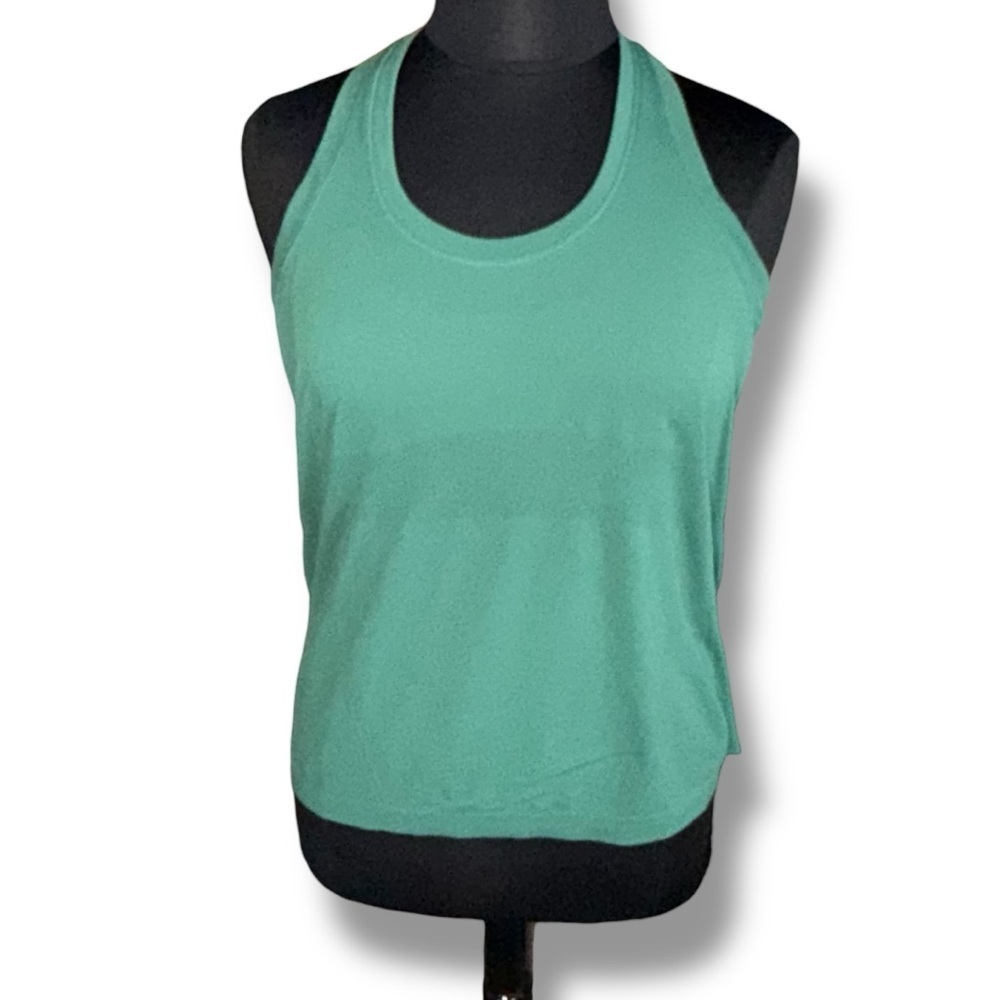 ATHLETA Momentum Seamless Tank - 1X Plus Trillium Green - Picture 2 of 10